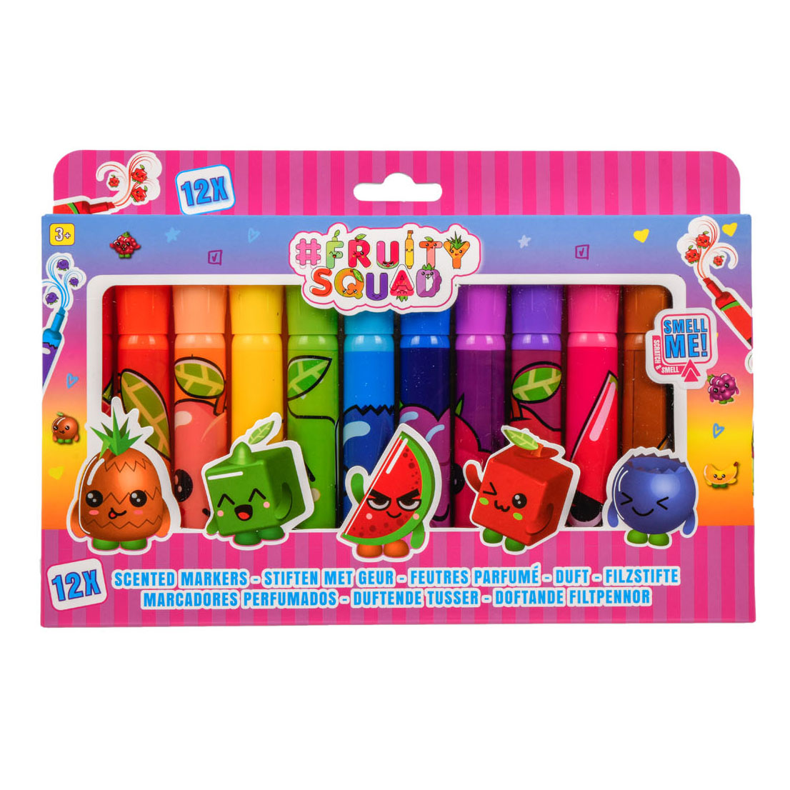 Canenco Fruity Squad Markers Super Wide Point s vůní, 12st.