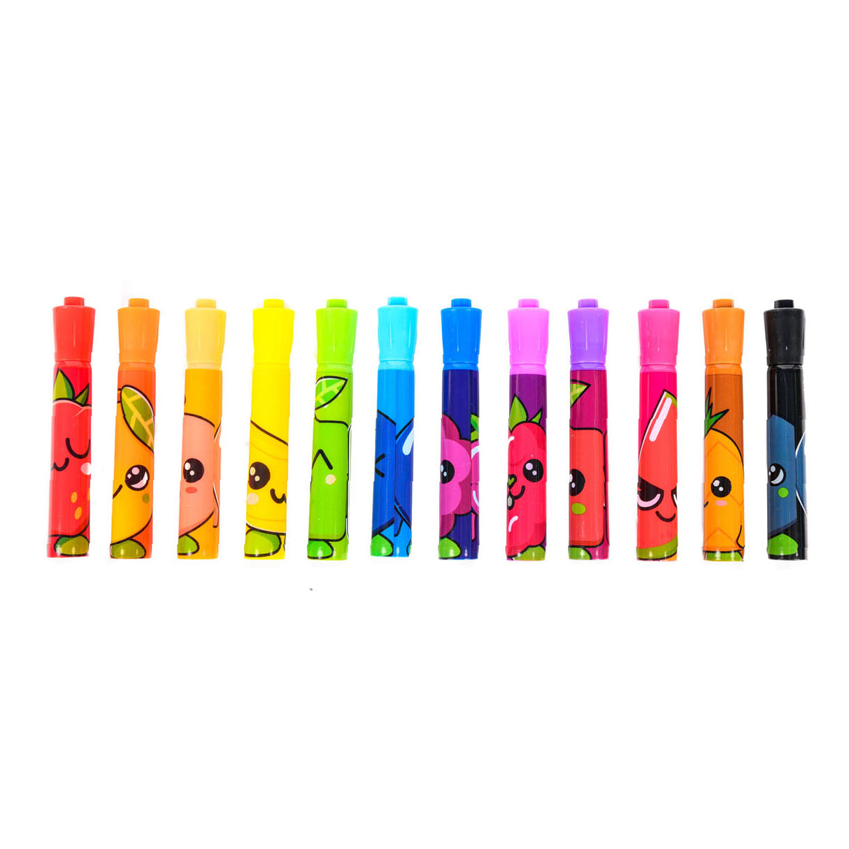 Canco Fruity Squad Markers Super Wide Point med duft, 12.