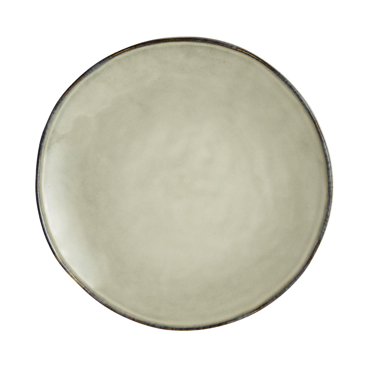 Dutch rose organic bord ã¸26,5cm creme doos a 4 stuks
