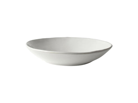 Dutch rose organic diep bord ø23,5cm wit doos a 4 stuks