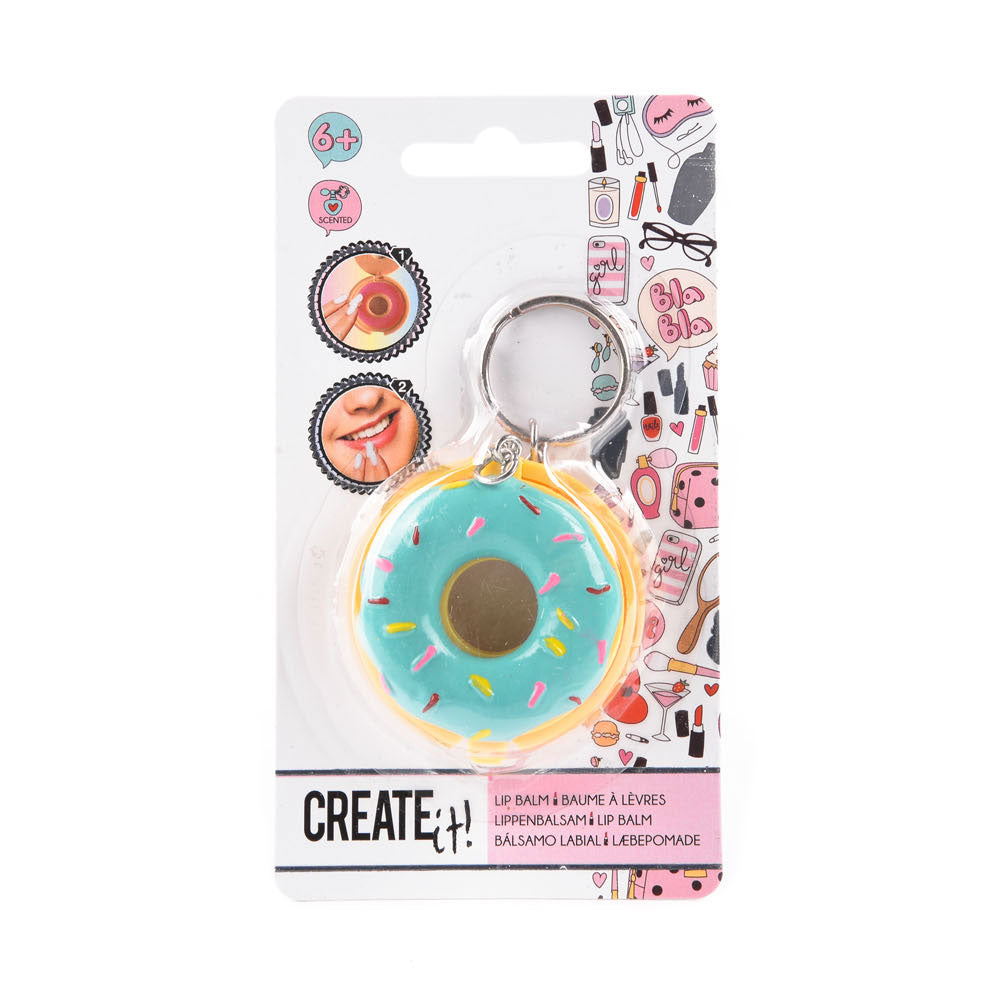 Créez-le! BEAUTER KEY RING Donut avec baume à lèvres