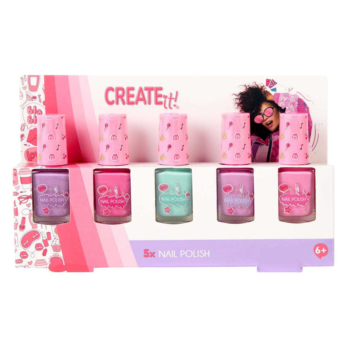 Create It! Beauty Nagellak Geur, 5st.