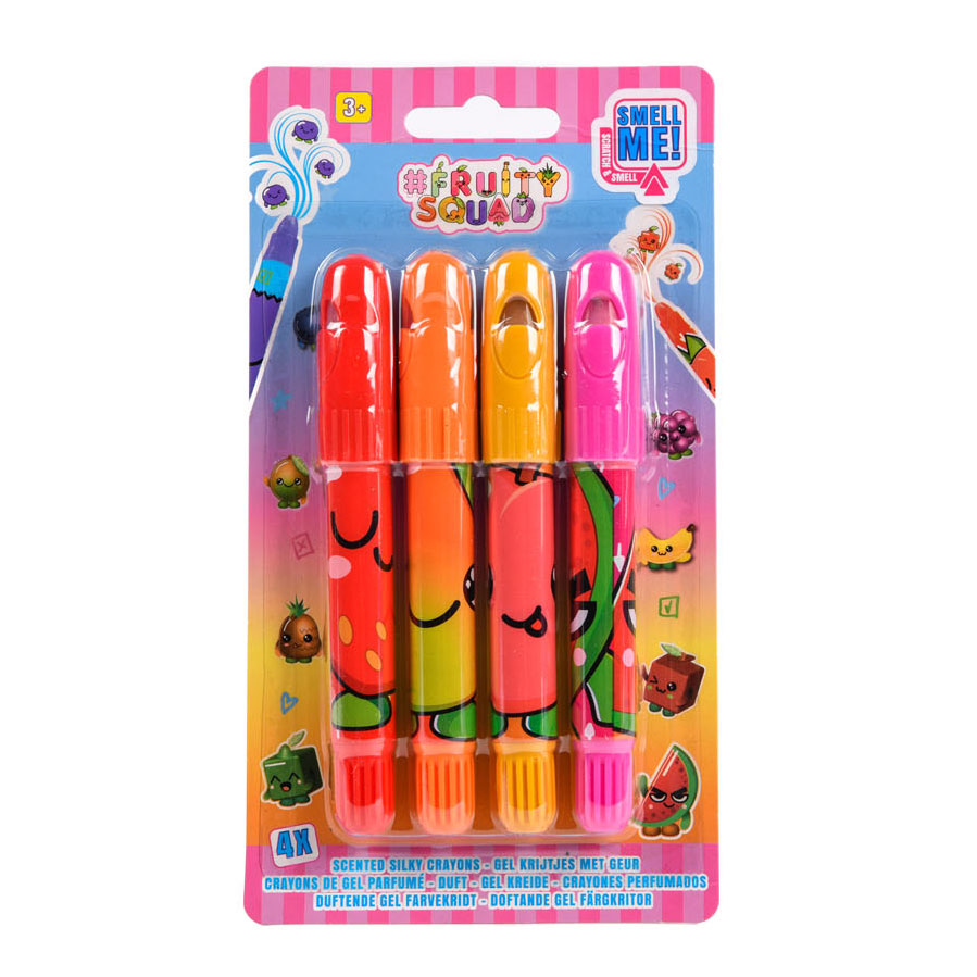 Fruity Squad Super Soft kritt med duft, 4 ..