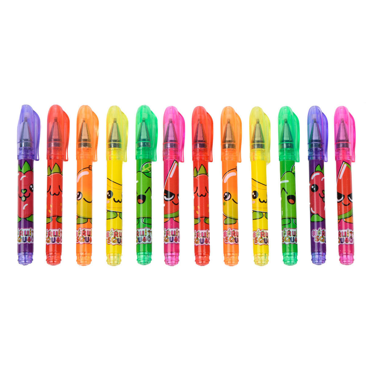 Canenco Fruity Squad Mini Gel pins with scent, 12st.