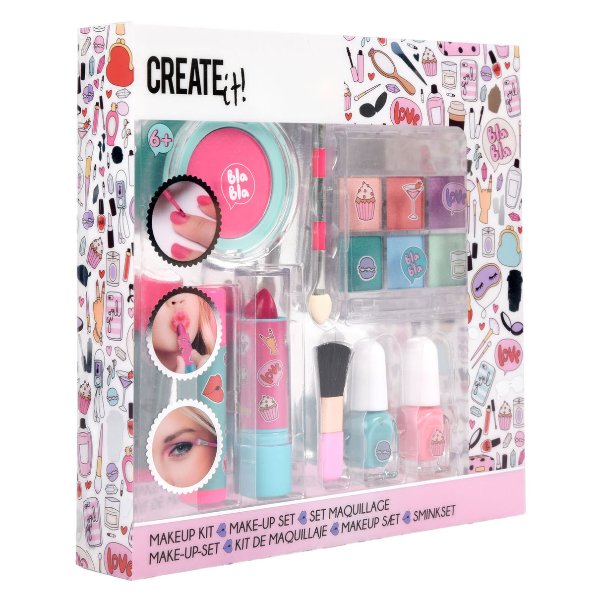 Crea! Set di trucco di bellezza, 13dlg.