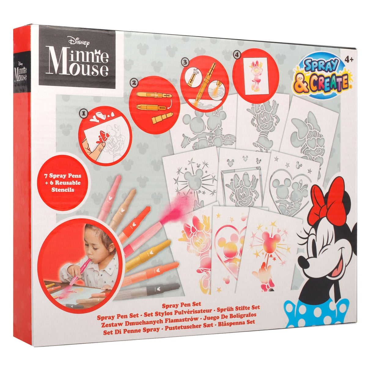 Canco Minnie Mouse Blaaspissen sett