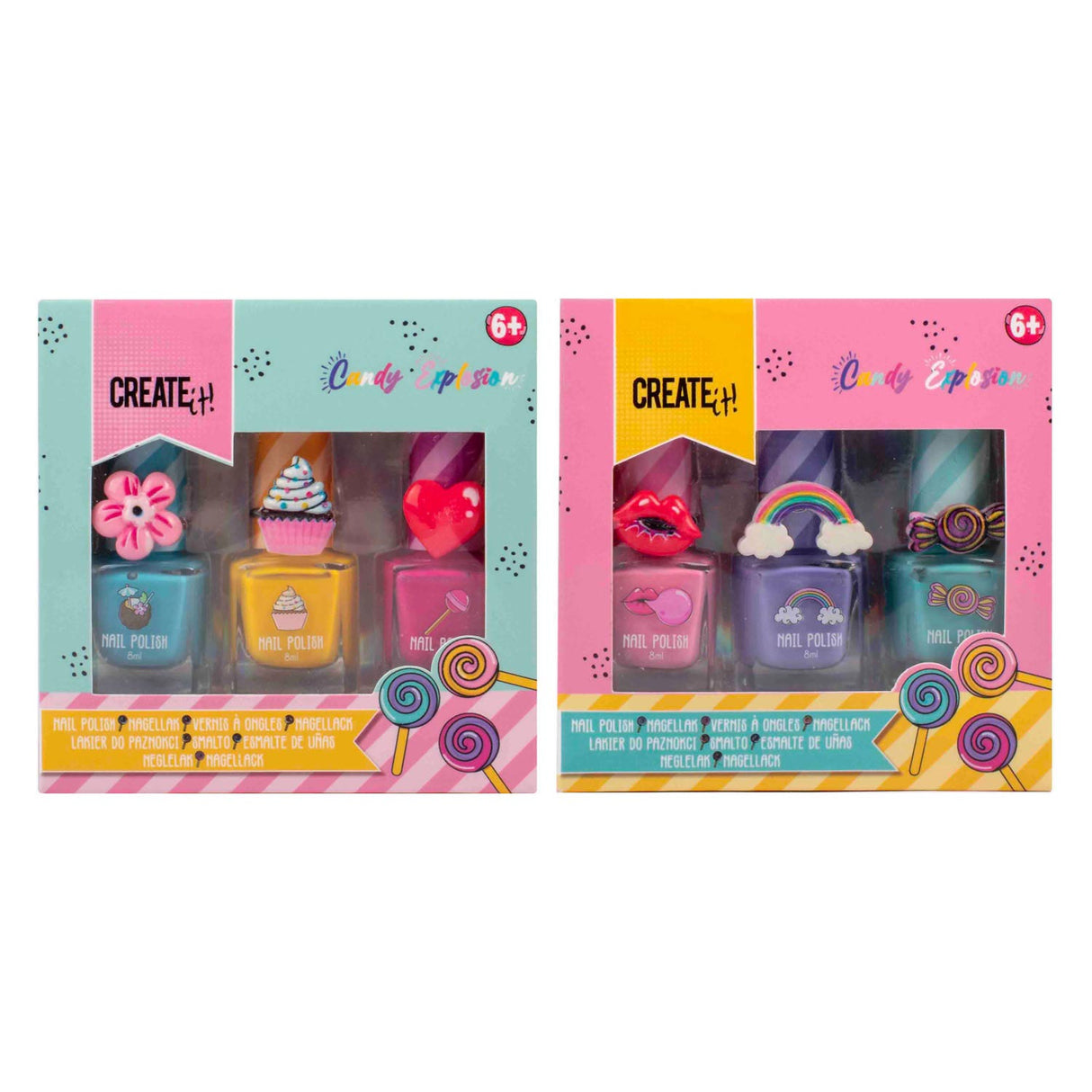 ¡Ciéntalo! Esmalte de uñas de explosión de dulces, 3er.