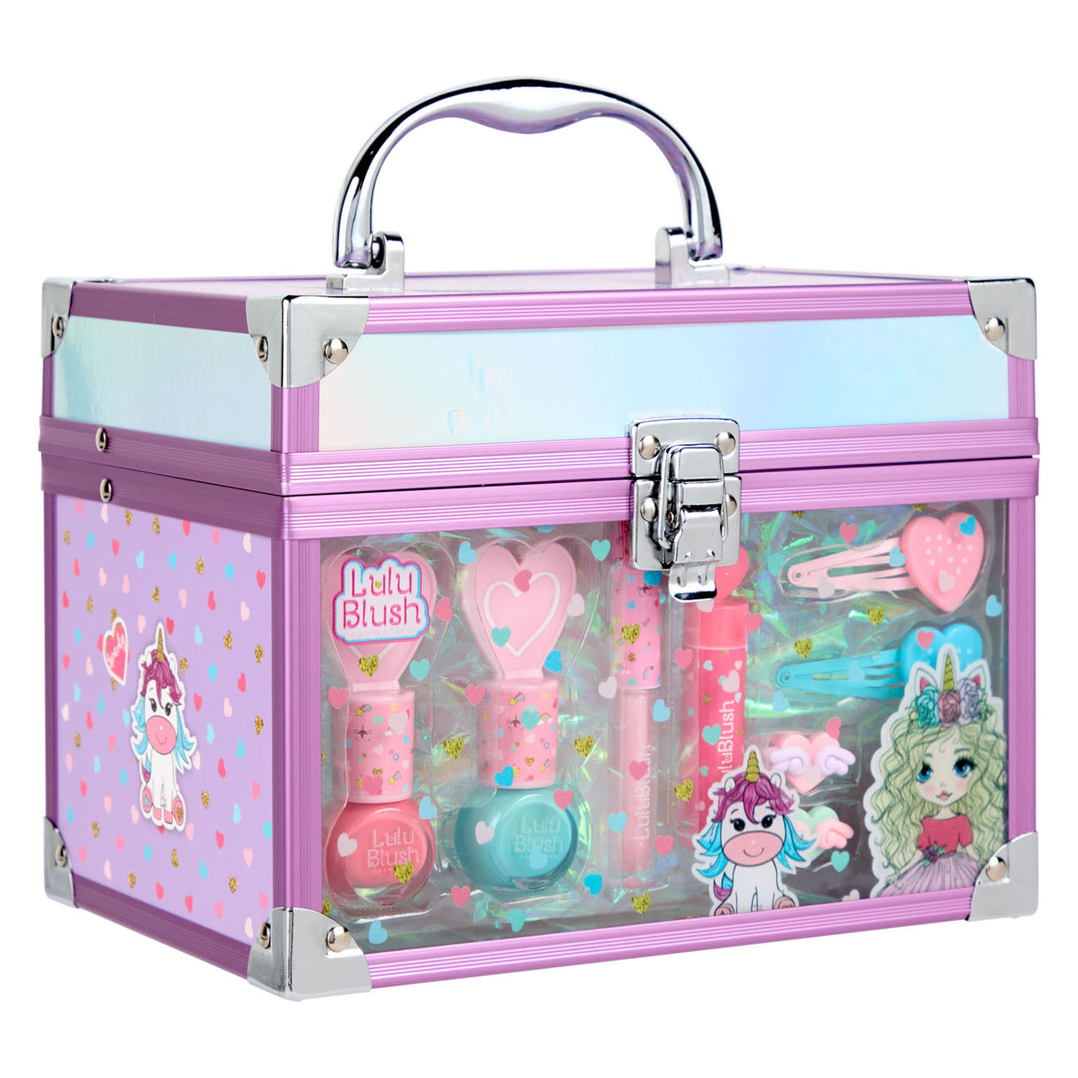 Canenenco Lulu Blush Make-up suitcase transparent