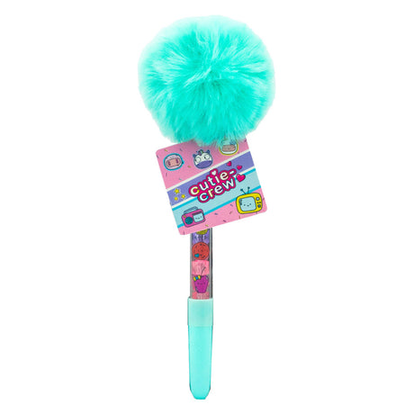 Canenco twisk cutie crew pen kristal fluffy - kleurrijke balpennen display 1 stuk