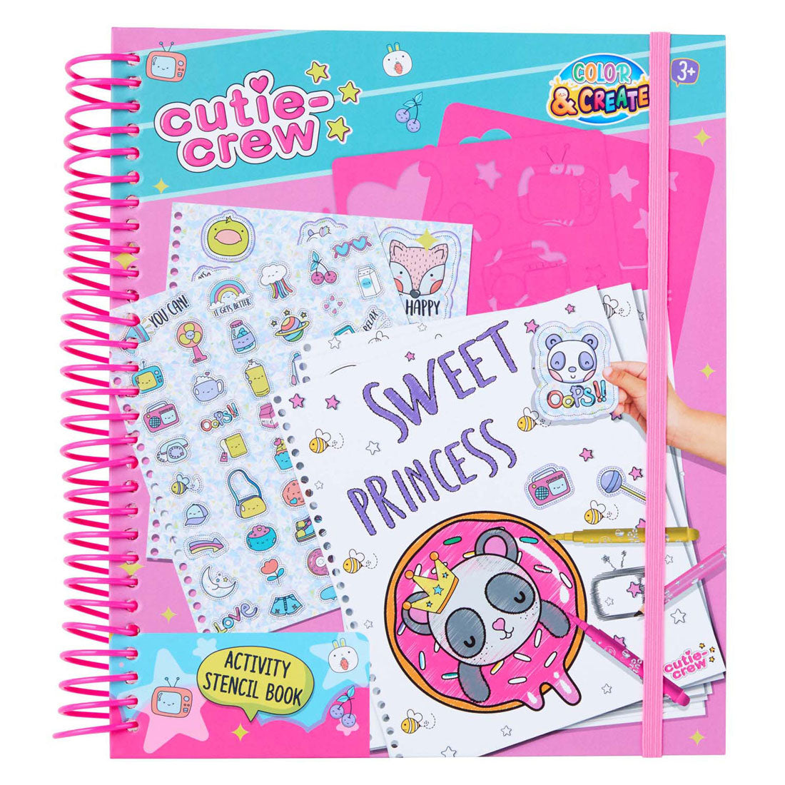 Canenco Cutie Crew Template Activities Color Book