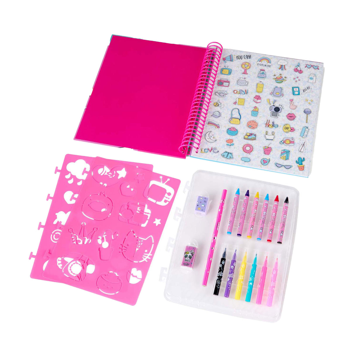 Canco Cutie Crew Template Activities Color Book