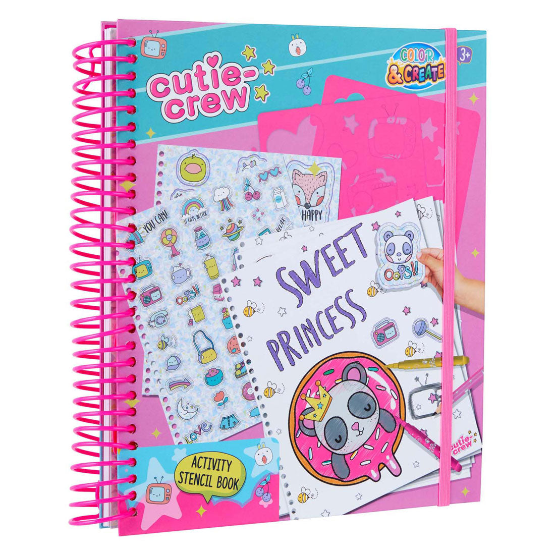 Canenco Cutie Crew Mall Activity Color Book