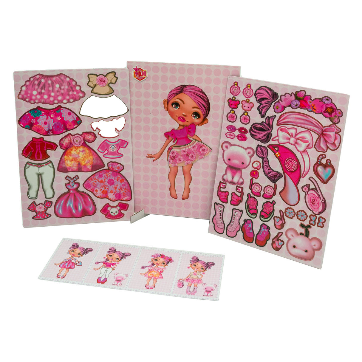 Canenco I am dressing doll Magnetic Pink