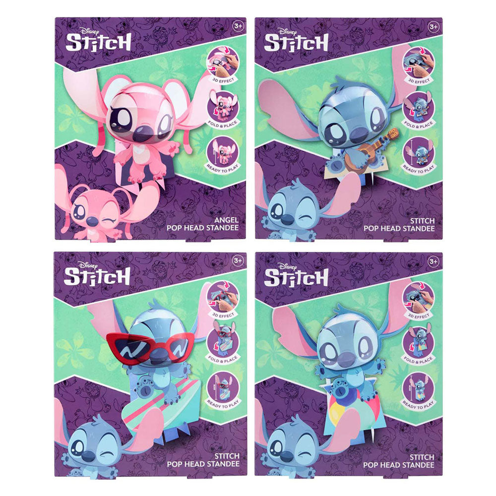 CautCop klappt Är eege Stitch 3D Figur Karton