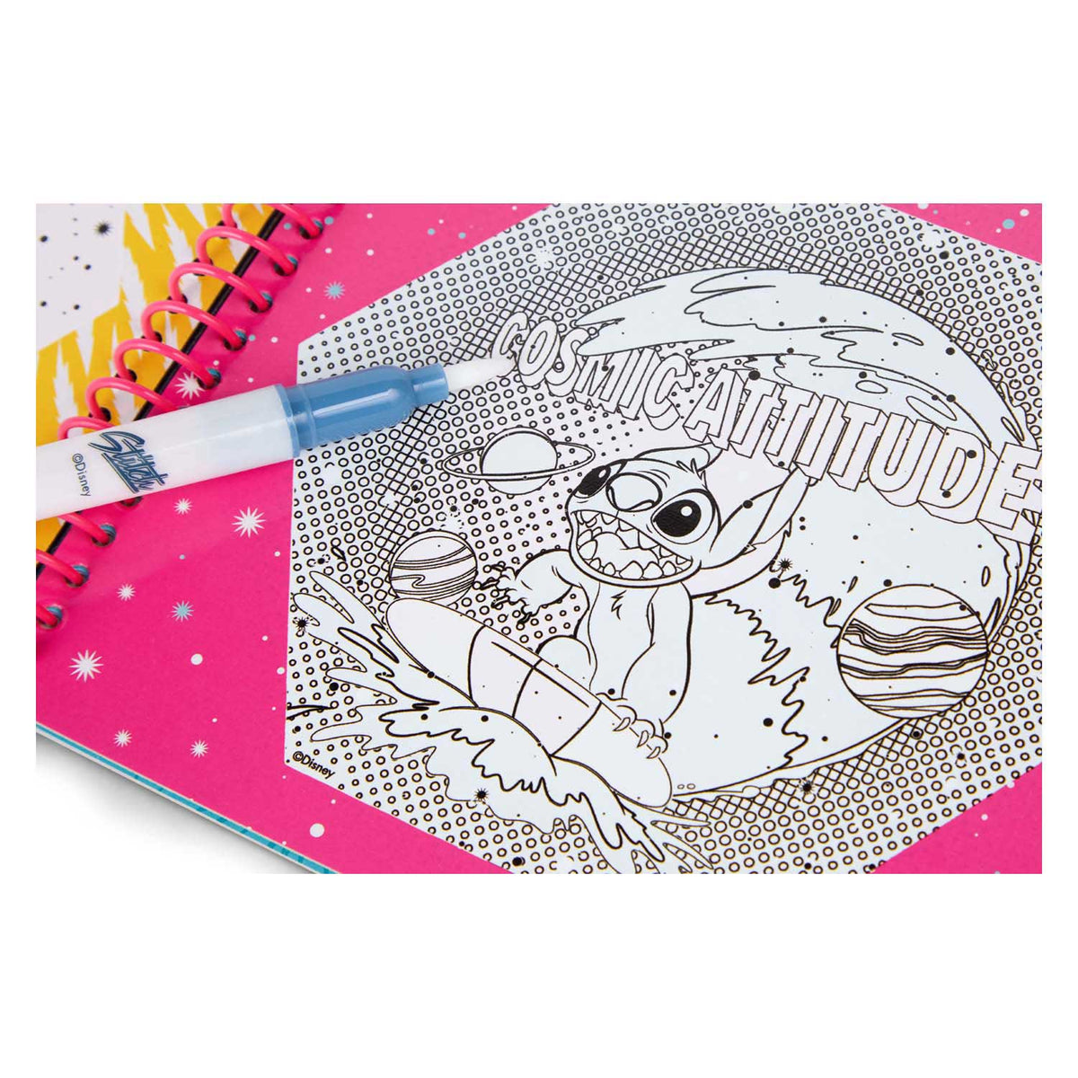 Disney stitch waterkleurboekje - incl waterpen