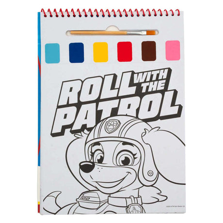 Canenco paw patrol water verfset boek - incl kwast