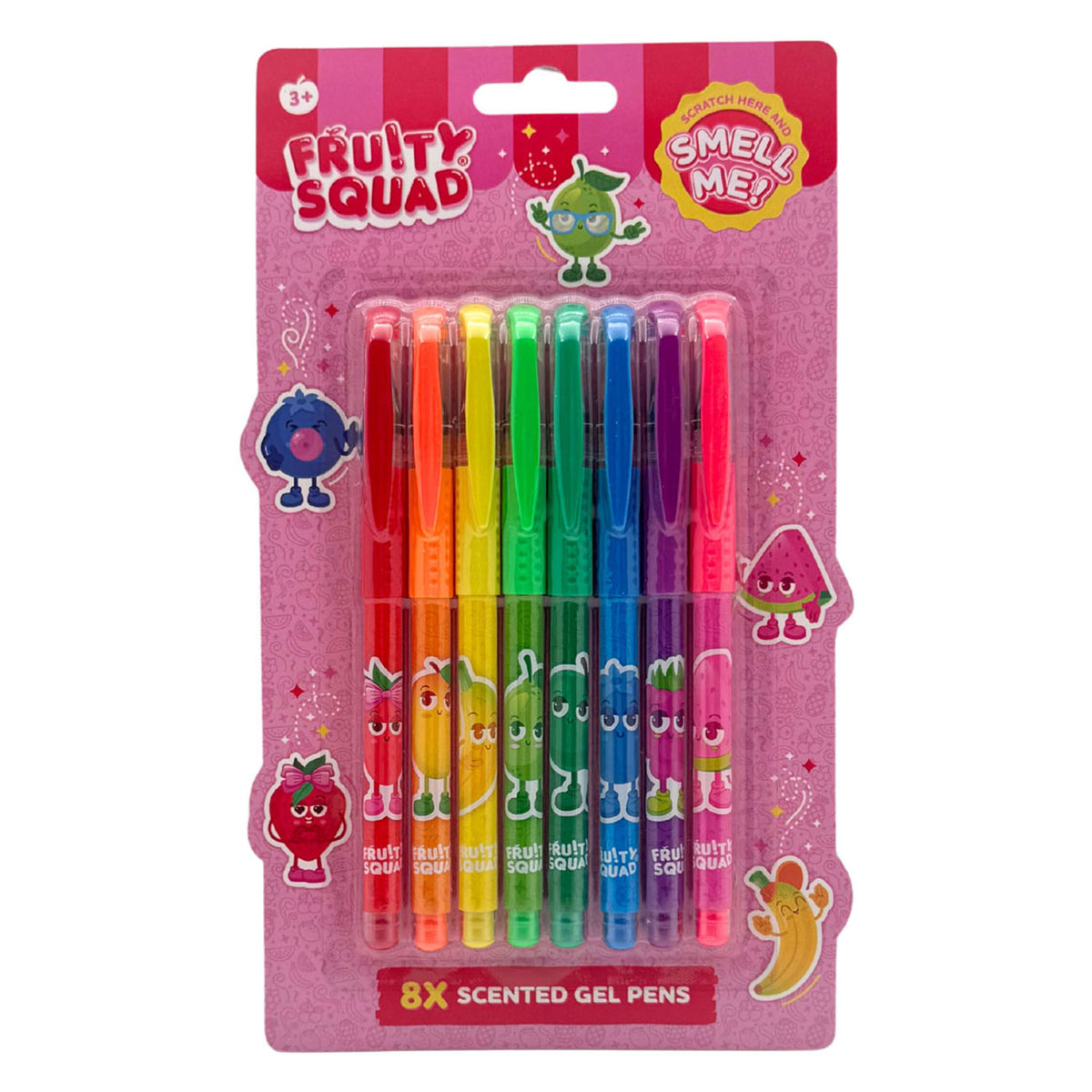 Canenco fruitysquad gelpennen met geur - 8st.