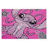 Canenco stitch angel diamond painting canvas glow in the dark - 19x19cm
