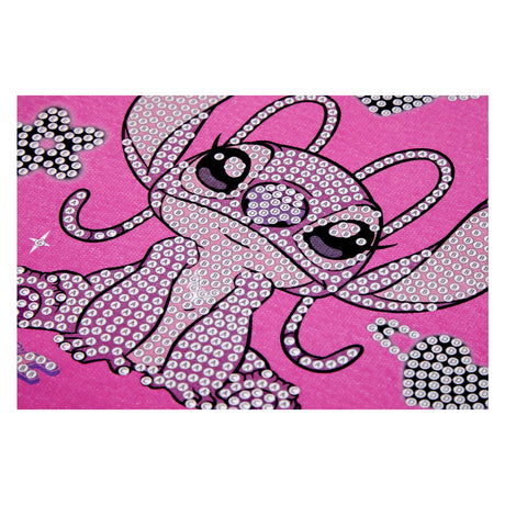 Canenco stitch angel diamond painting canvas glow in the dark - 19x19cm