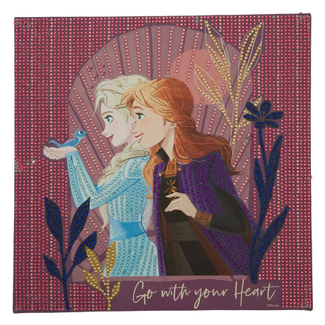 Canenco frozen diamond painting canvas xl - 29x29cm
