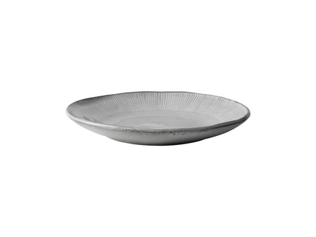 Dutch rose organic bord 21,5cm grijs 4st