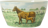 Wiebe van der zee wiebe's farm kom paard ø13cm doos a 6 stuks porselein