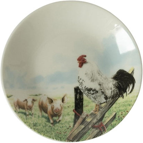 Wiebe van der zee wiebe's farm petit four kip varken ø10,5cm doos a 6 stuks porselein