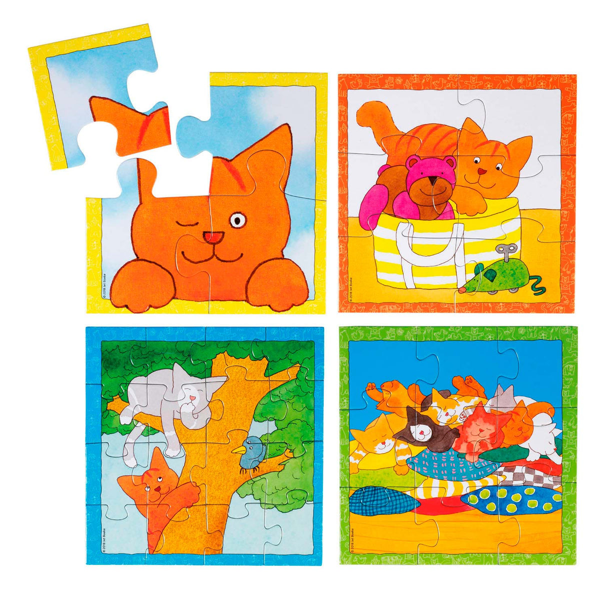 Bambelino Toys Dikkie Dik Puzzle, 4in1