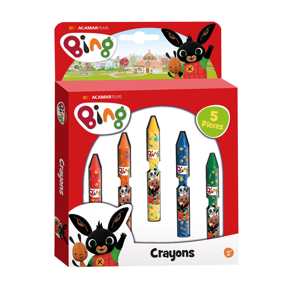 Bing wax crayons, 5st.