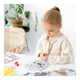 Bambolino woezel pip xl knutselkoffer met knutselbenodigheden, creatief speelgoed jongens en meisjes - junior vanaf 3 jaar - toys - knutselbox knutselpakket cadeau tip