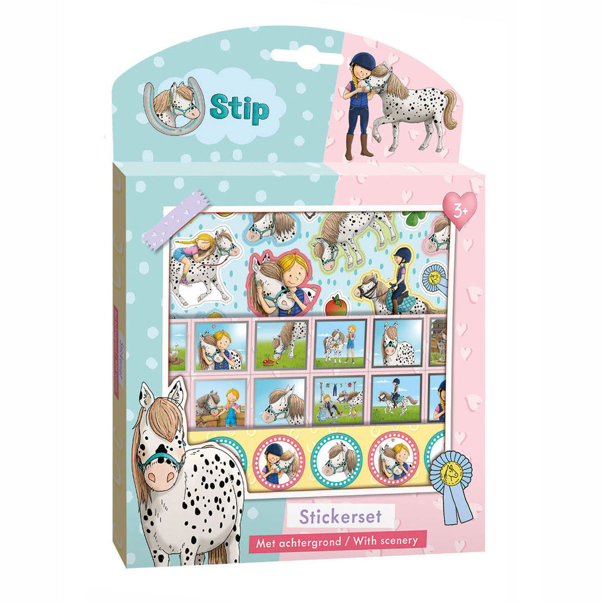 Bambelino -Spielzeug gibt das Pony Stickerset vor