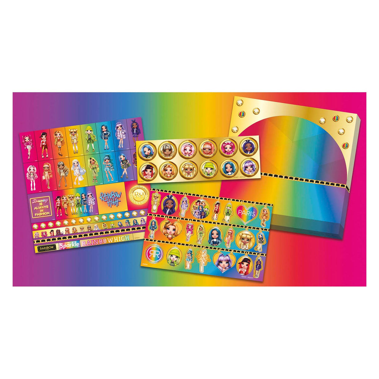 Totum Rainbow High Sticker Set