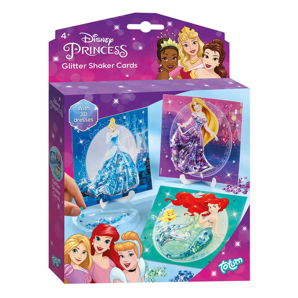 Totum Totum Prinzessin Glitter Shaker Making Karten