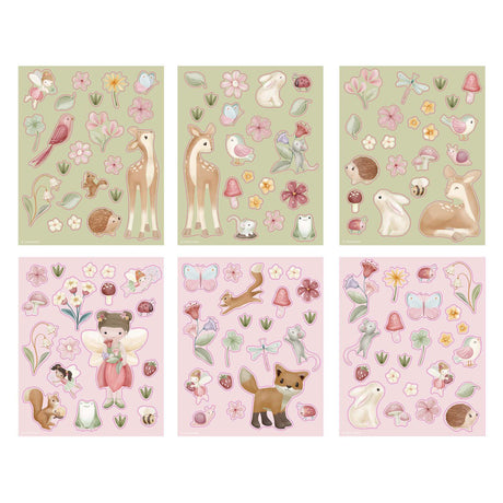 Bambolino toys little dutch stickerset fairy garden