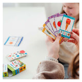 Bambolino rupsje nooitgenoeg kwartet - educatief spel cadeautip vakantie - 32 kaarten, 8 kwartetten - vanaf 3 jaar - toys