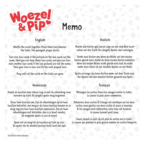 Bambolino woezel pip memo. 3+