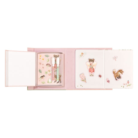 Little dutch whiteboard kleurset met magneten - rosa fairy garden