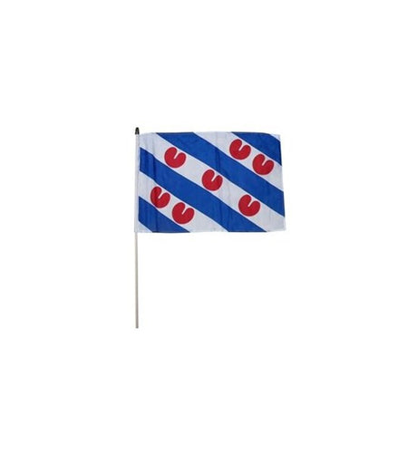Gebro toys friese vlag zwaaivlaggetje friesland 30x45cm per 12stuks
