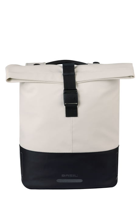 Basil b.v. dubbele fietstas basil cove mik 28-32l 14 x 29 x 36 cm - wit zwart