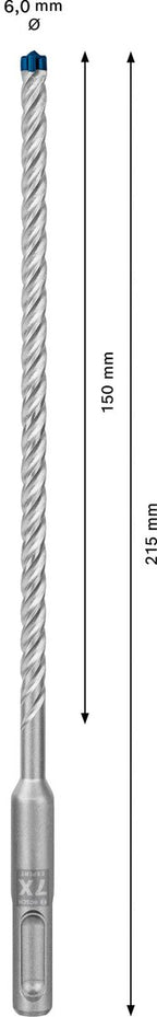 Bosch expert serie - sds-plus boor - 6x150x215mm - betonzware taken