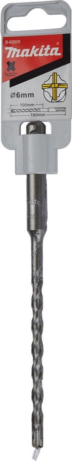 Makita b-62505 b4s: betonboor 6 x 160 mm sds-plus