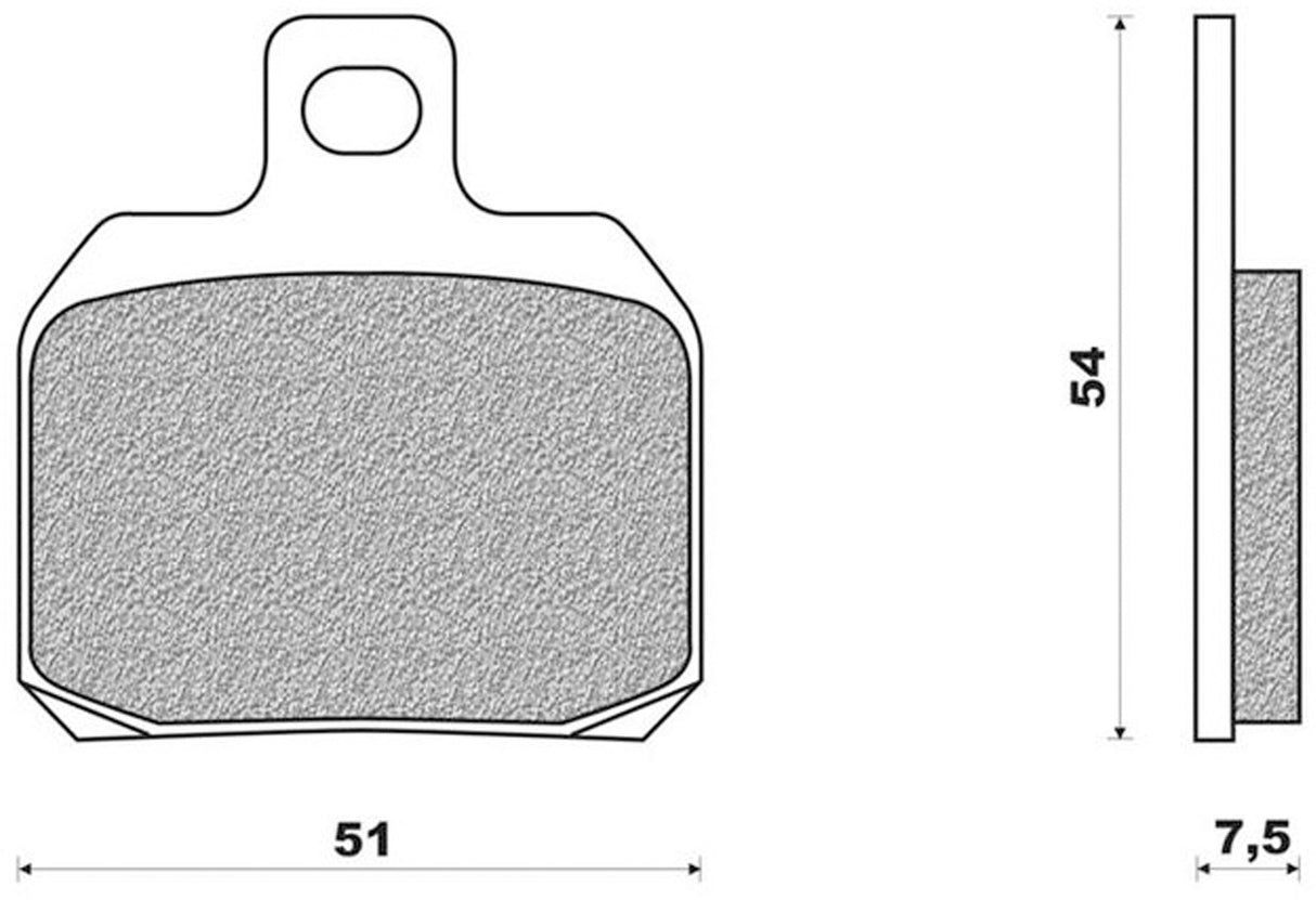 Définir les blocs de frein NEWFREN FD0256 RS-50 (2007) pour