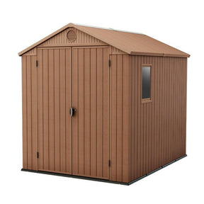 Keter darwin gereedschapswoning 6x8 brons 190 x 244 x 221cm