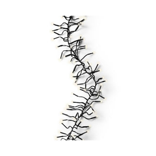 Led cluster lights zwart warm wit l.260cm | 3 stuks