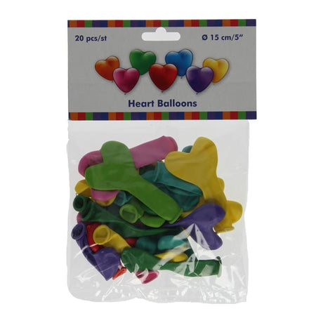 Hartballonnen ã˜15cm zakje a 20 stuks
