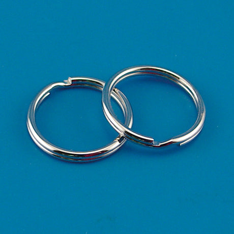 Vaessen creative • steel split ring 25mm 10pcs silver