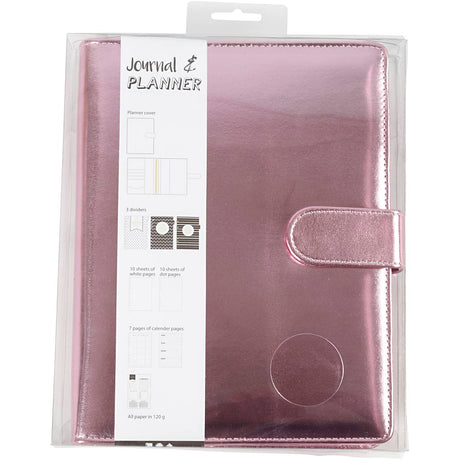 Creativ company http: www.cchobby.nl planner-bulletjournal-afm-19x23-5x4-cm-ringband-roze-1-stuk