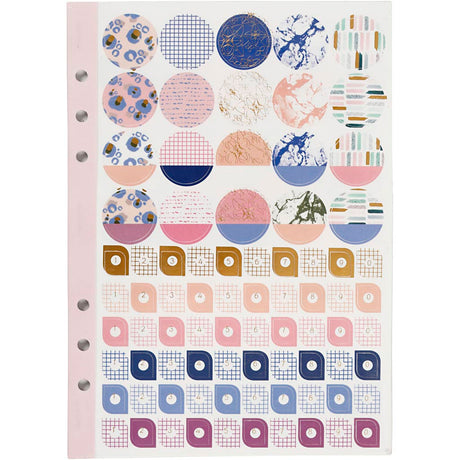 Creativ company https: www.cchobby.nl stickerboek-bloemen-a5-goud-paars-roze-1-stuk