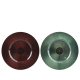 Kaemingk decobord pet 2col assdia33cm x h.1.5cm | 6 stuks