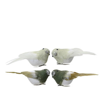 Kaemingk vogel foam op clip 2col assl.3.5cm x w.10cm x h.3.5cm | 5 stuks